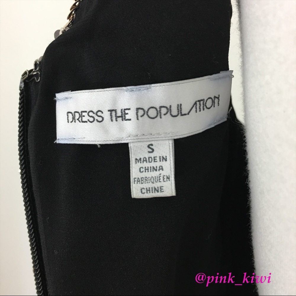 🆑 Dress the Population Margo Sequin Midi Dress - Picture 11 of 15